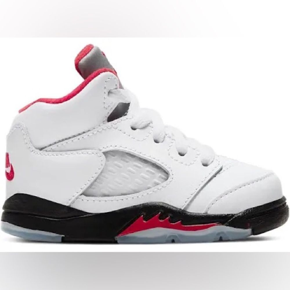 JORDAN 5 RETRO FIRE RED SILVER TONGUE 5C